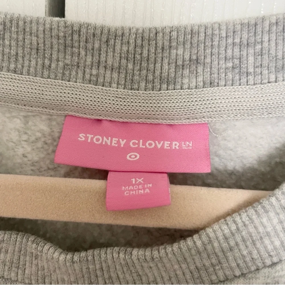 Stoney Clover Lane x Target 2022 Collab gray oversized sweatshirt - Picture 2 of 3